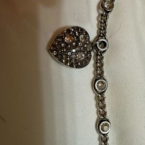 Elegant Silver Heart Brighton Bracelet